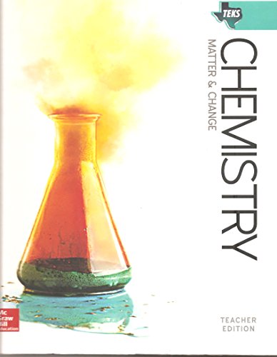 Imagen de archivo de Chemistry Matter And Change Teks Teacher Edition ; 9780078964183 ; 0078964180 a la venta por APlus Textbooks