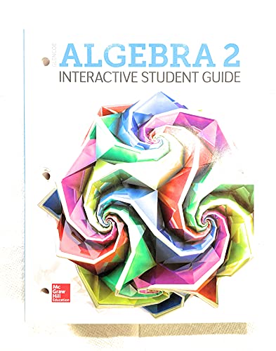 Stock image for Algebra 2 2018, Interactive Student Guide (MERRILL ALGEBRA 2) for sale by Jenson Books Inc