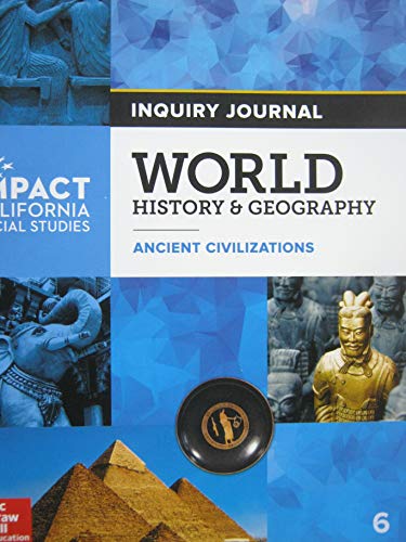 Imagen de archivo de Impact California Social Studies World History & Geography Ancient Civilizations Grade 6 Inquiry Journal a la venta por SecondSale