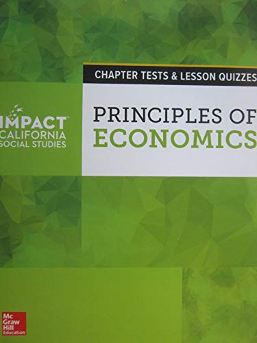 9780079063809: Principles of Economics Chapter Tests & Lesson Quizzes California