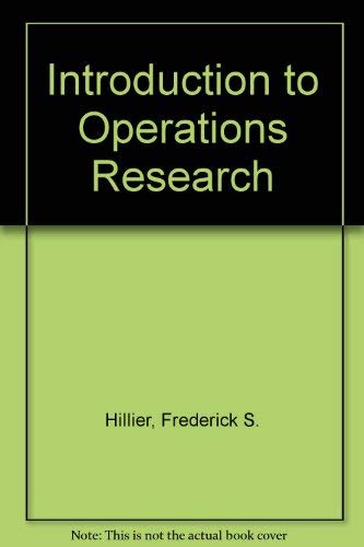Stock image for Introduction to Operations Research for sale by ThriftBooks-Atlanta