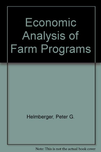 9780079099457: Economic Analysis of Farm Programs/Book and Disk
