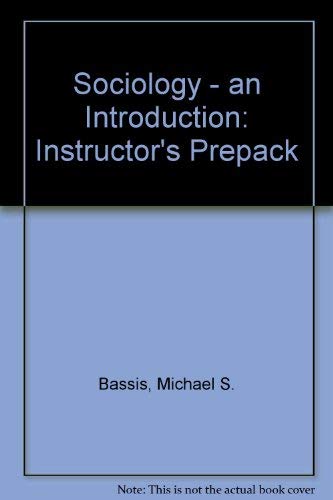 Stock-Bild f�r Sociology - an Introduction: Instructor's Prepack