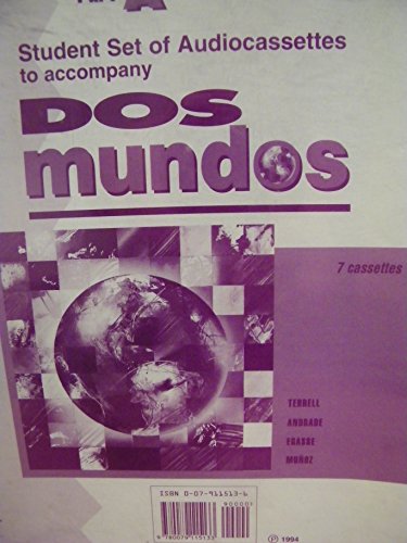 Student Audio Cassette Program (Part A) to accompany Dos mundos (9780079115133) by Terrell, Tracy