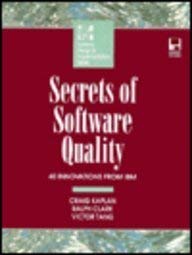 Beispielbild fr Secrets of Software Quality: 40 Innovations from IBM/Book and Disk (McGraw-Hill Systems Design & Implementation) zum Verkauf von Wonder Book