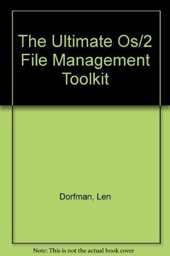 Stock image for The Ultimate Os/2 File Management Toolkit for sale by Basi6 International