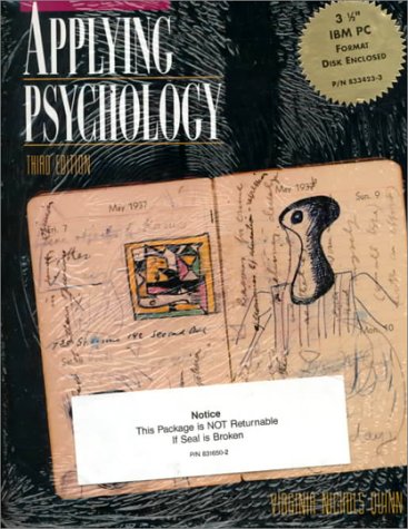 9780079120267: Applying Psychology