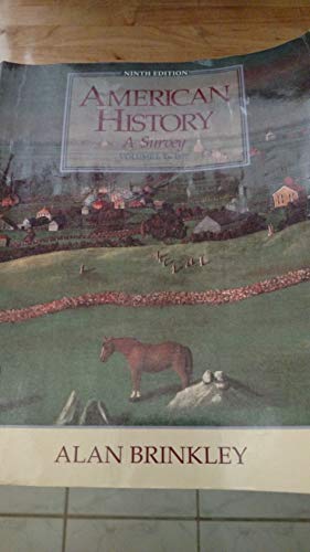 9780079121189: To 1877 (Vol 1) (American History: a Survey)