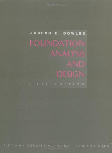 9780079122476: Foundation Analysis and Design