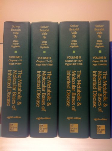 9780079130358: The Metabolic and Molecular Bases of Inherited Diseases [four volume set]