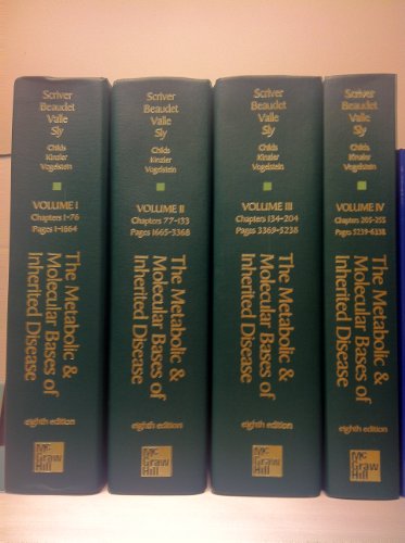 Stock image for The Metabolic and Molecular Bases of Inherited Disease, 4 volume set for sale by Sunshine State Books