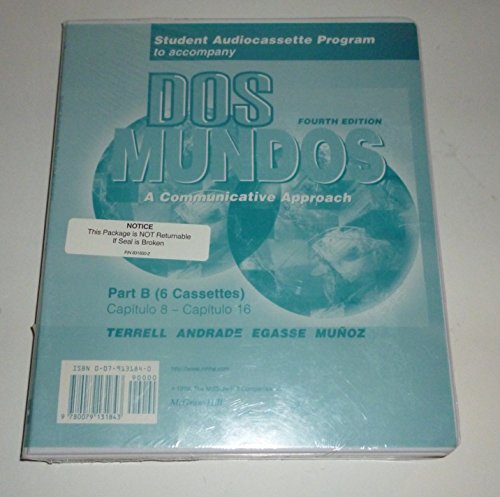 Stock image for DOS Mundos: A Communicative Approach : Chapter 8-Chapter 16 for sale by HPB-Red