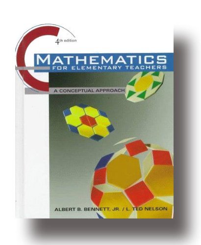 9780079132598: Mathematics for Elementary Teachers : An Activity Approach