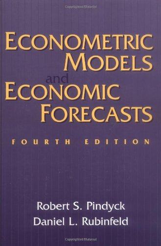 Beispielbild fr Econometric Models and Economic Forecasts zum Verkauf von ThriftBooks-Atlanta