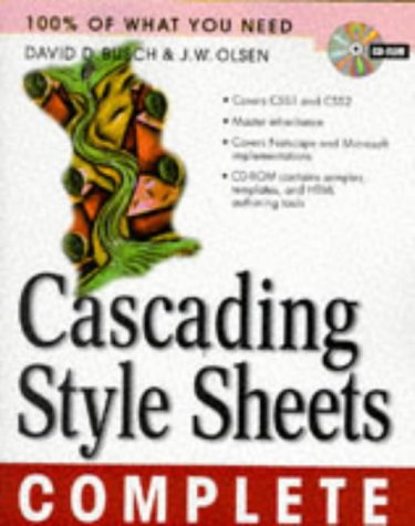 Cascading Style Sheets Complete (9780079137036) by Busch, David D.; Olsen, J. W.