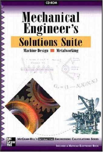 9780079137241: Mechanical Engineer's Solutions Suite for Machine Design and Metalworking (Solutions Suite Series)