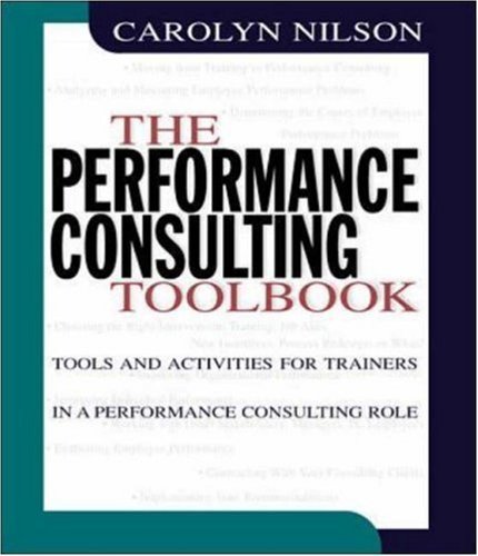 Stock image for The Performance Consulting Toolbook for sale by SecondSale