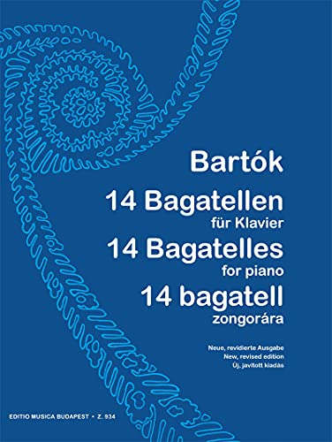 Beispielbild fr 14 Bagatelles for piano New, revised edition Op. 6 (Piano) zum Verkauf von GF Books, Inc.