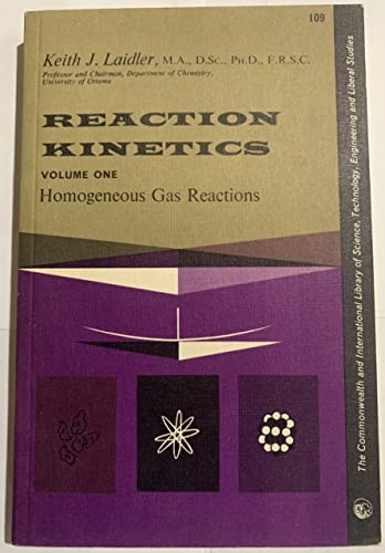 Image d'archives pour Reaction Kinetics, Volume I mis en vente par Wonder Book