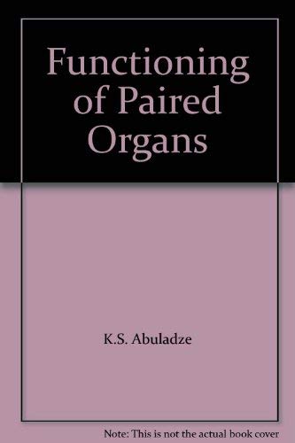 Stock image for Functioning of Paired Organs for sale by Zubal-Books, Since 1961