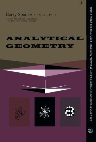 Beispielbild fr Analytical Geometry: The Commonwealth and International Library of Science, Technology, Engineering and Liberal Studies: Mathematics Division zum Verkauf von Revaluation Books