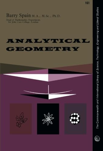 Stock image for Analytical Geometry: The Commonwealth and International Library of Science, Technology, Engineering and Liberal Studies: Mathematics Division for sale by Revaluation Books