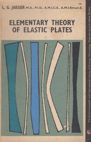 Imagen de archivo de Elementary Theory of Elastic Plates a la venta por Anybook.com