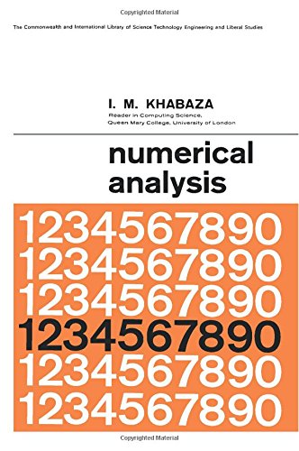 9780080107745: Numerical Analysis: The Commonwealth and International Library: Higher Mathematics for Scientists and Engineers