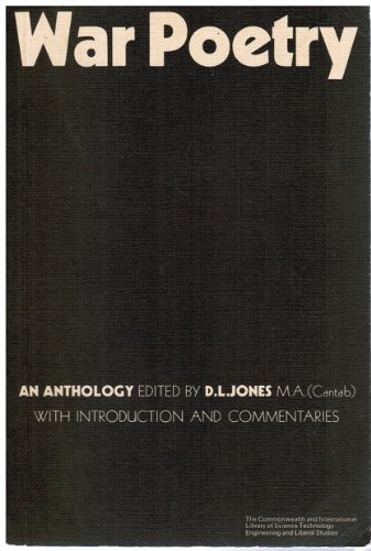 9780080126227: War Poetry: An Anthology