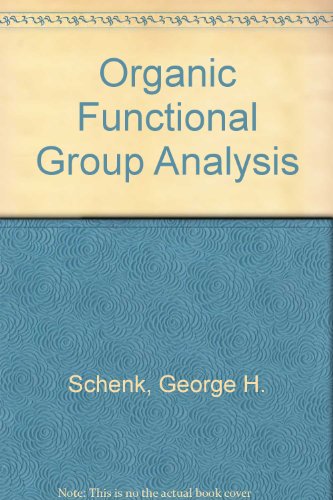 9780080126258: Organic Functional Group Analysis