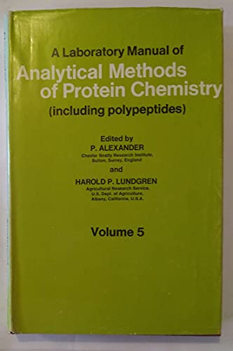 9780080126777: Analytical Methods of Protein Chemistry - Volume 5