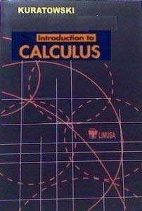 9780080128504: Introduction to calculus (International series of monographs in pure and applied mathematics, v. 17)