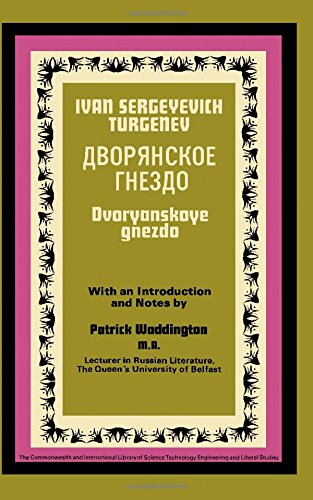 Turgenev's " Dvoryanskoye Gnezdo " (C.I.L.) (9780080129235) by Turgenev, Ivan Und Patrick Waddington: