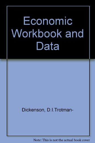 Stock image for Economic Workbook and Data. for sale by Plurabelle Books Ltd