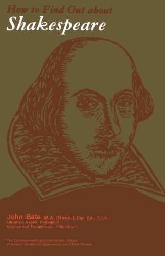 9780080130026: How to Find Out About Shakespeare: The Commonwealth and International Library: Libraries and Technical Information Division