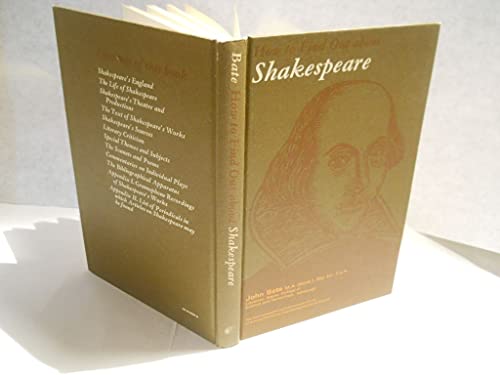 Imagen de archivo de How to Find Out About Shakespeare a la venta por Better World Books