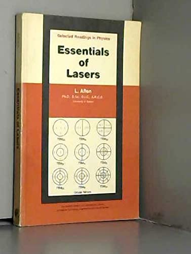 9780080133195: Essentials of Lasers (Selected Readings in Physics S.)