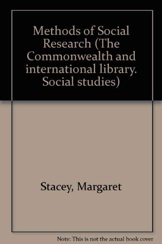 9780080133553: Methods of Social Research