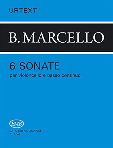 Beispielbild fr 6 sonate per violoncello e basso continuo (Violoncello and Piano) zum Verkauf von GF Books, Inc.