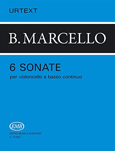 Stock image for 6 sonate per violoncello e basso continuo (Violoncello and Piano) for sale by GF Books, Inc.