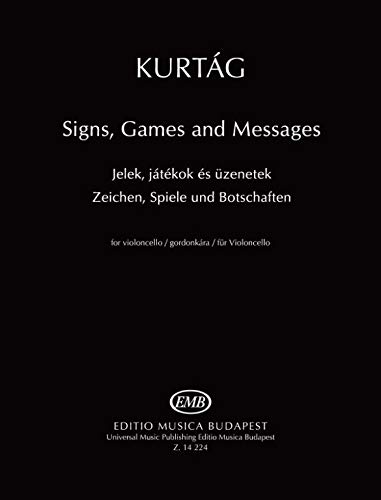 9780080142241: Signs, Games and Messages for violoncello