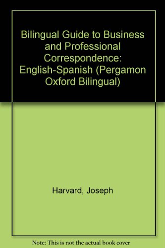 Imagen de archivo de Bilingual Guide to Business and Professional Corre a la venta por HPB-Red