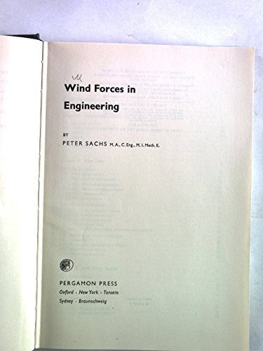 9780080166070: Wind Forces in Engineering