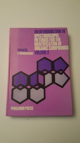 9780080167190: Introduction to the Spectroscopic Methods for Identification of Organic Compounds: v. 2