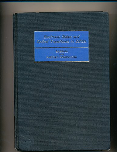 Stock image for Electronic states and optical transitions in solids, (International series of monographs in the science of the solid state, v. 8) for sale by Wizard Books