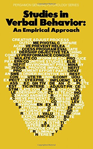 Studies in Verbal Behaviour: An Empirical Approach