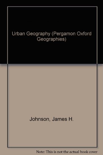 9780080169279: Urban Geography an Introductory Analysis