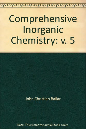 Stock image for Comprehensive Inorganic Chemistry: v. 5 for sale by Phatpocket Limited