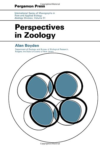 Stock image for Perspectives in Zoology for sale by Irish Booksellers