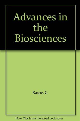 Stock image for Advances in the Biosciences: v. 4 for sale by Mark Henderson
